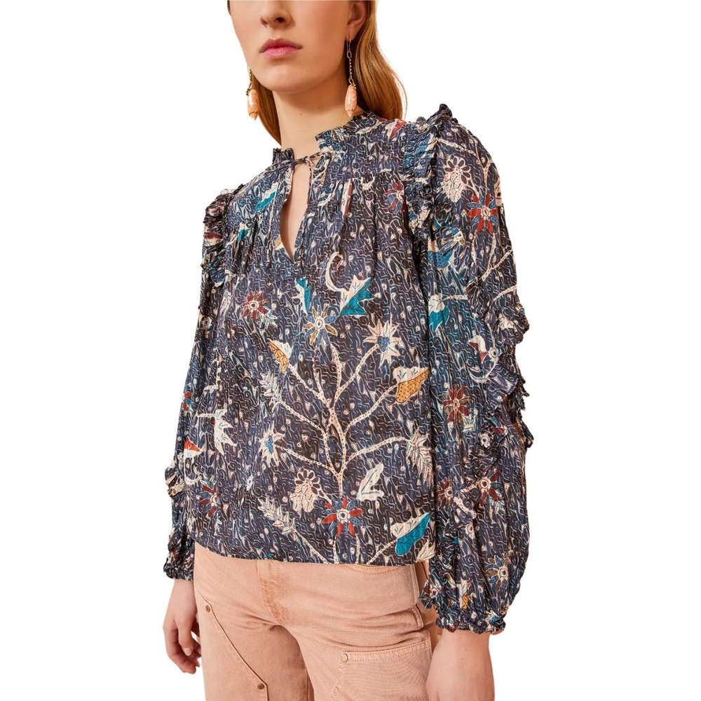 Ulla Johnson Manet Top in Jet